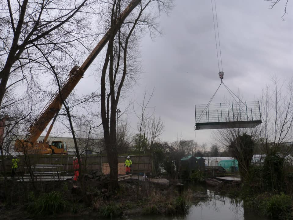new bridge and gate