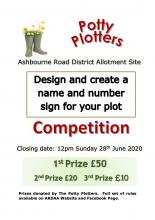 The Plot Name and Numbers Competition poster