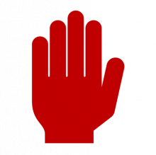 red hand